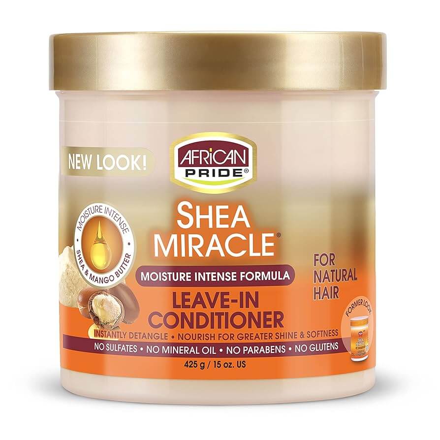 African Pride Miracle Shea Butter Leave-In Conditioner 15oz