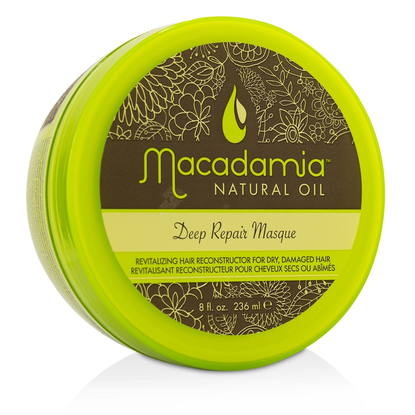 Masque réparateur en profondeur à l'huile naturelle de macadamia 236 ml