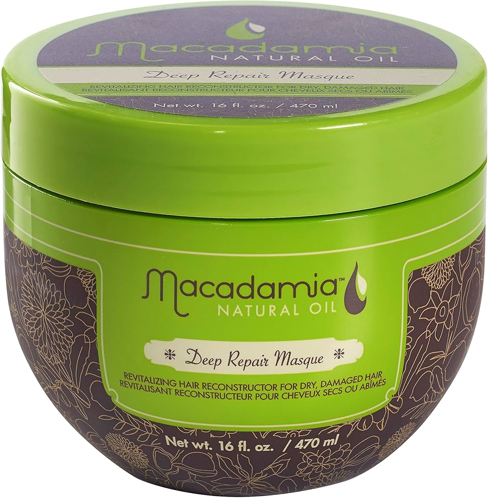 Masque réparateur en profondeur à l'huile naturelle de macadamia 236 ml