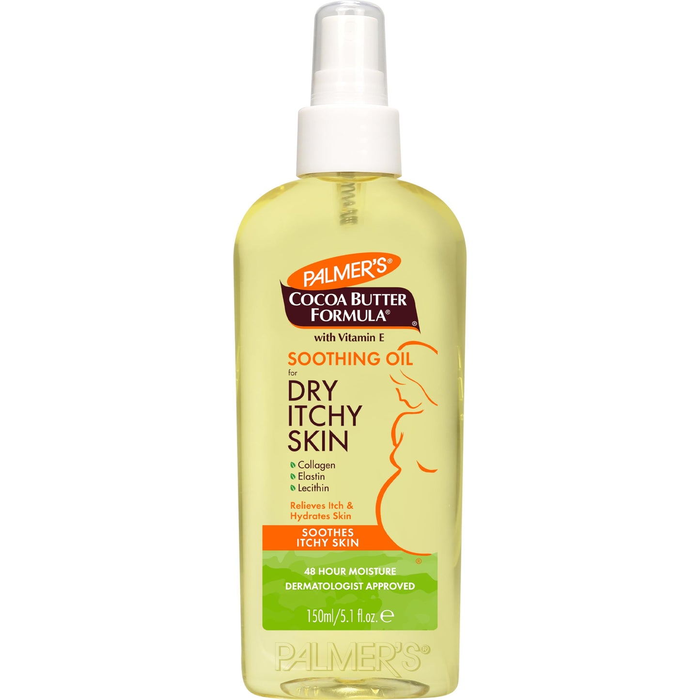 Huile pour peaux sèches et irritées au beurre de cacao de Palmer's, 150 ml