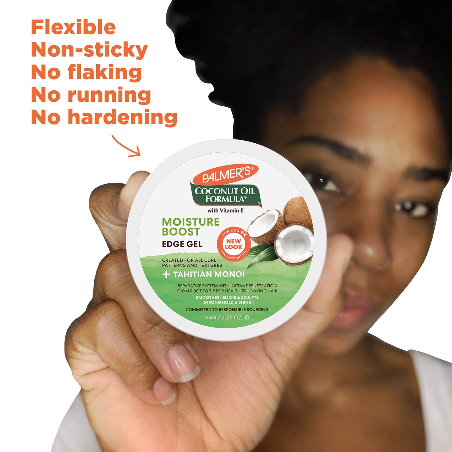 Palmer's Coconut Oil Formula Super Control Gel voor Edges 64g