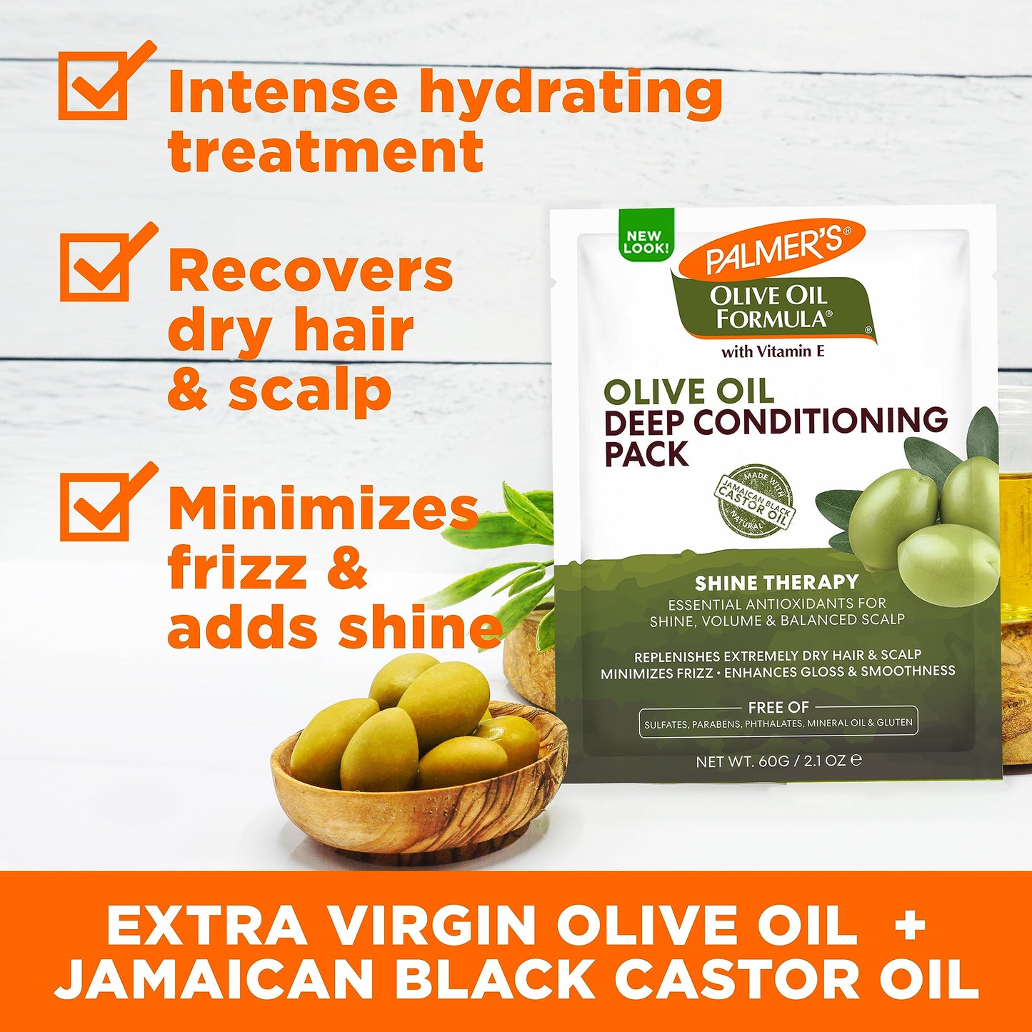 Palmer's Olive Oil Formula Organi-Gro Diepe Conditioner Zakje
