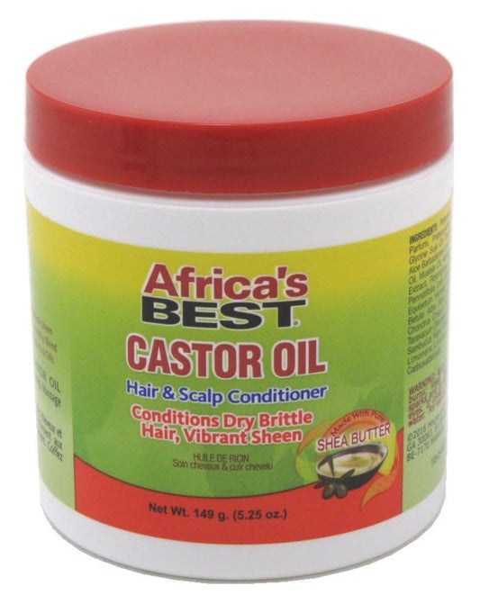 Après-shampoing à l'huile de ricin pour cheveux et cuir chevelu d'Afrique, 149 g 