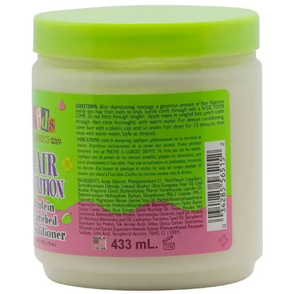 Après-shampoing enrichi en protéines pour cheveux bio pour enfants d'Afrique (425 ml)