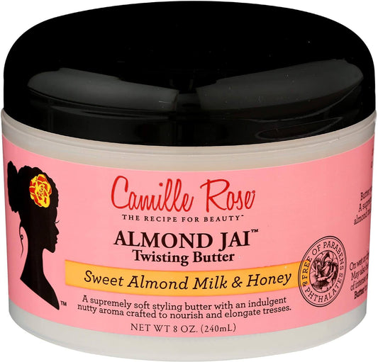 Beurre torsadé aux amandes Jai de Camille Rose 8 oz