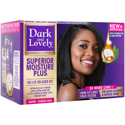 Super kit défrisant revitalisant sans soude Dark &amp; ​​Lovely