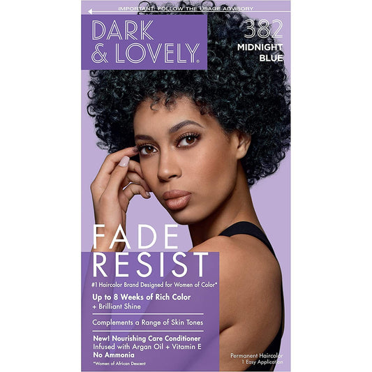 Coloration capillaire revitalisante riche Dark &amp; Lovely 382 Bleu nuit