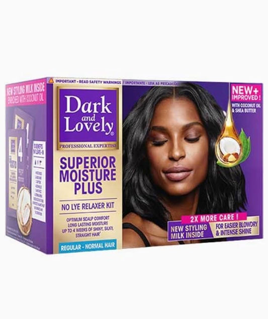 Kit défrisant revitalisant sans soude Dark &amp; ​​Lovely