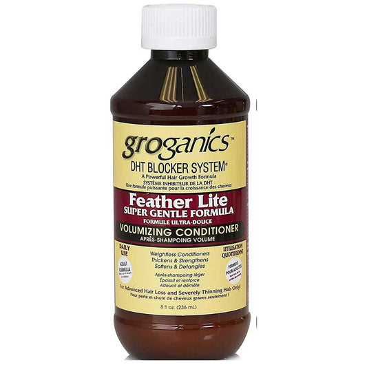 Après-shampoing volumateur et éclaircissant Groganics Featherlite 227 ml