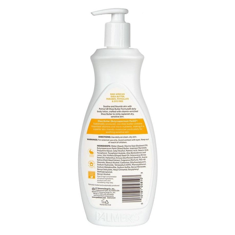 Lait corporel au karité brut Palmer's Shea Formula 400 ml