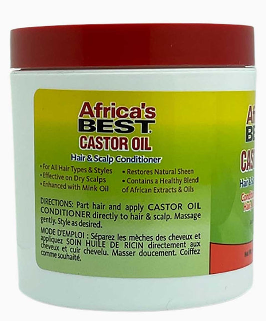 Après-shampoing à l'huile de ricin pour cheveux et cuir chevelu d'Afrique, 149 g 