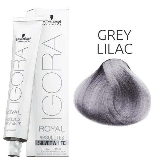 Schwarzkopf Igora Royal Silver White Toner 60 ml (Gris Lilas)