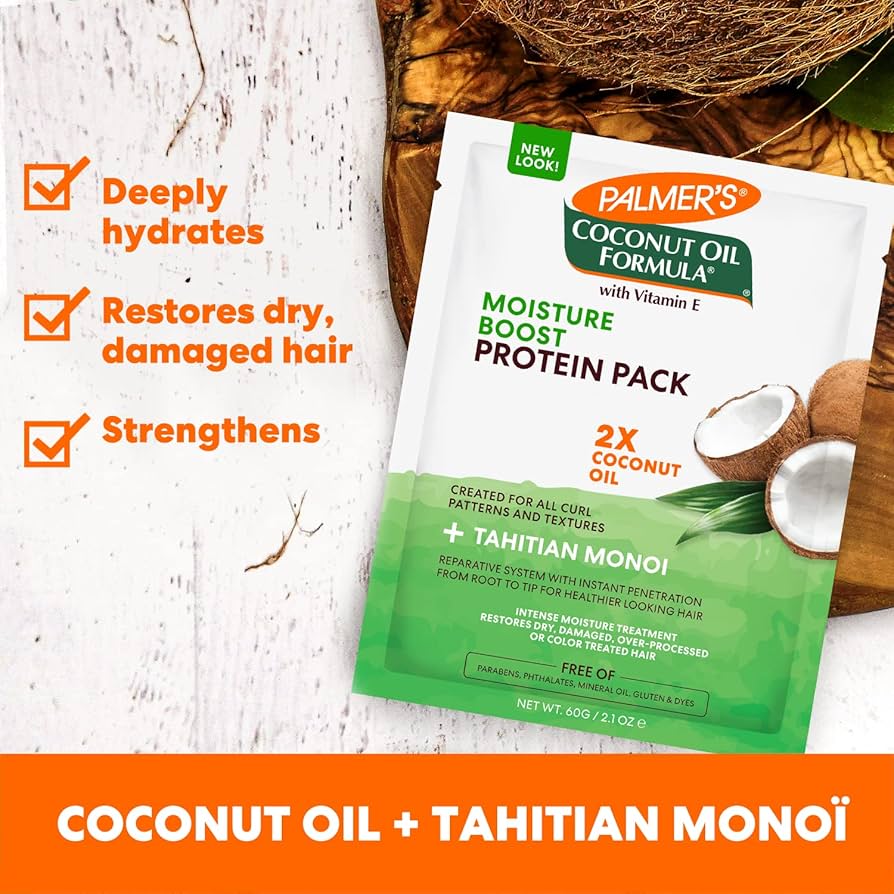Palmer's Kokosnootolie Diep Conditionerende Proteïne Pack 60g