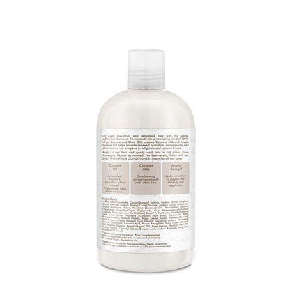 Shampoing hydratant quotidien SheaMoisture 100 % huile de coco vierge 384 ml 
